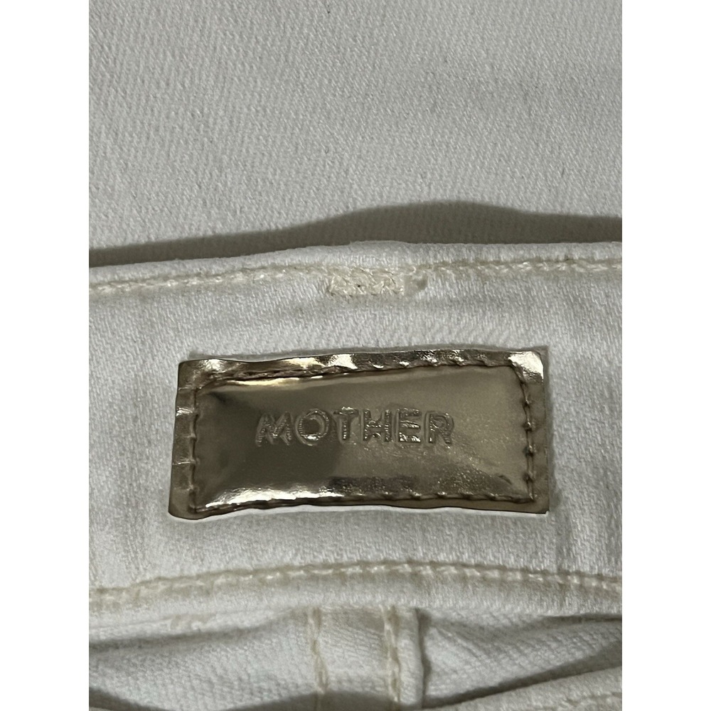 MOTHER White Ankle Crop Jeans - Picture 9 of 16